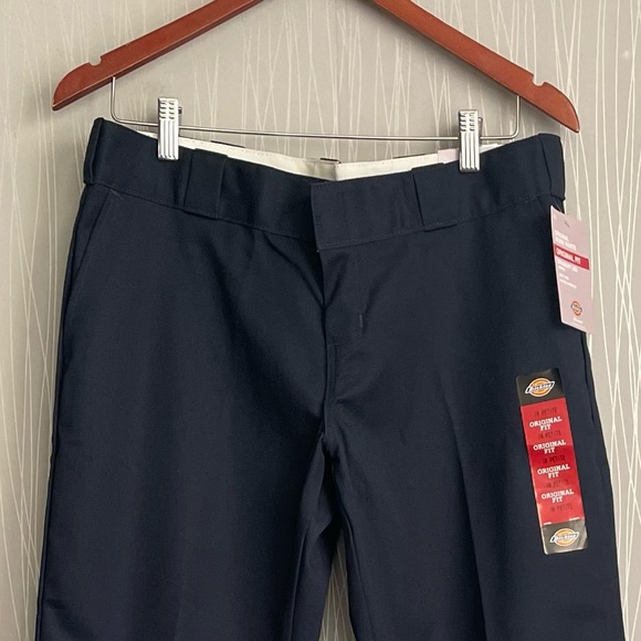 Dickies 774 Women’s Work Pants Navy Blue Size 10 Petite NEW - Picture 2 of 9